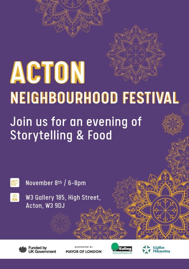 A Night of Stories and Flavour Brings Acton Neighbourhood Together